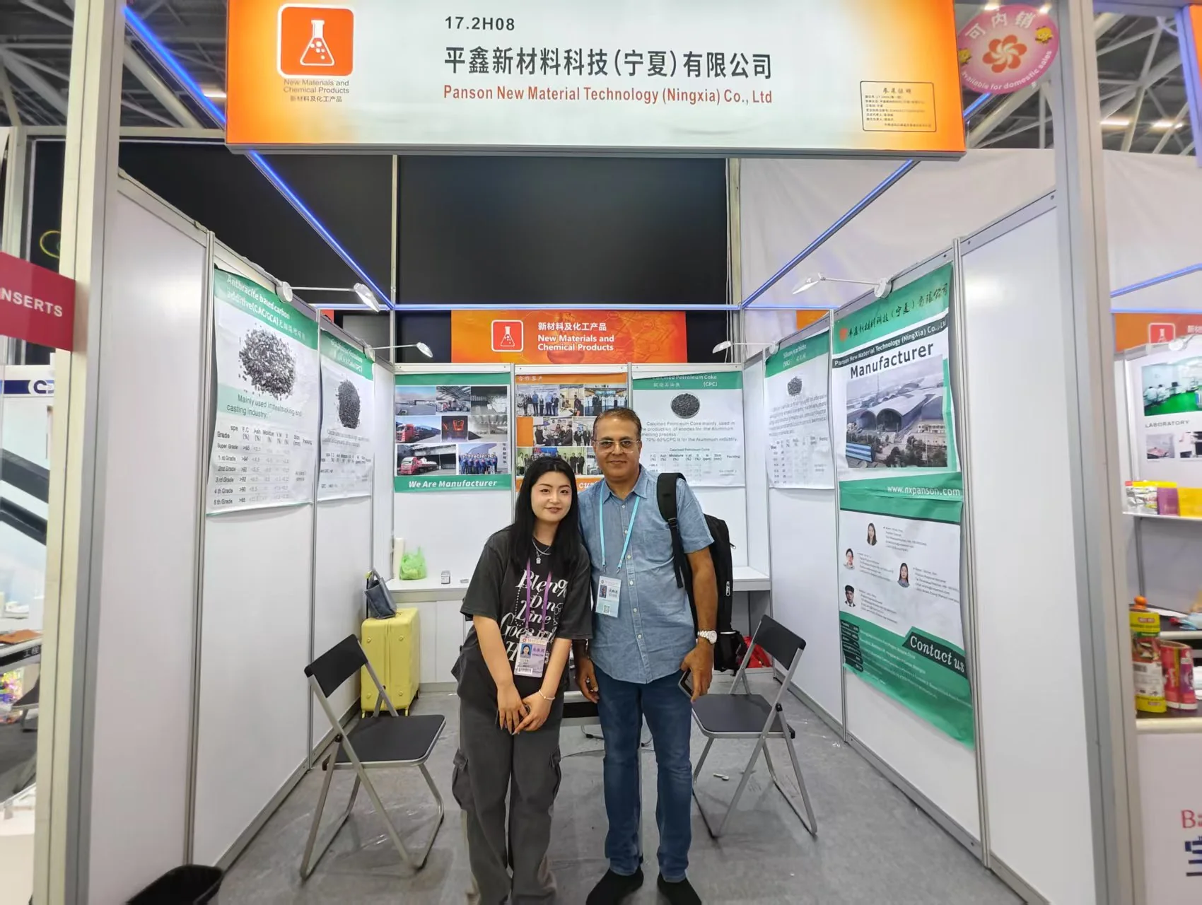 Client meetings and discussions at exhibition