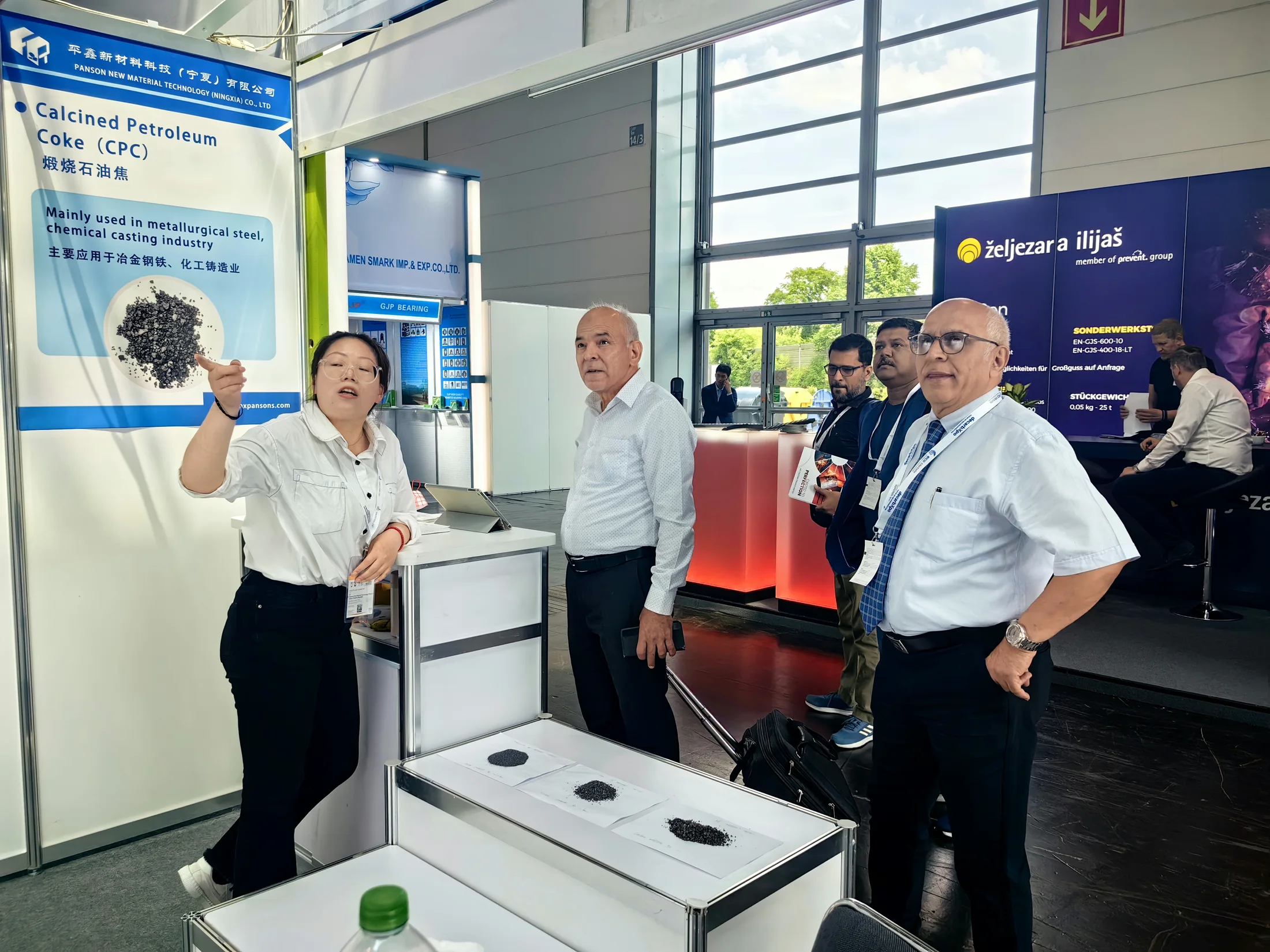 Exhibition scene at Germany international foundry show