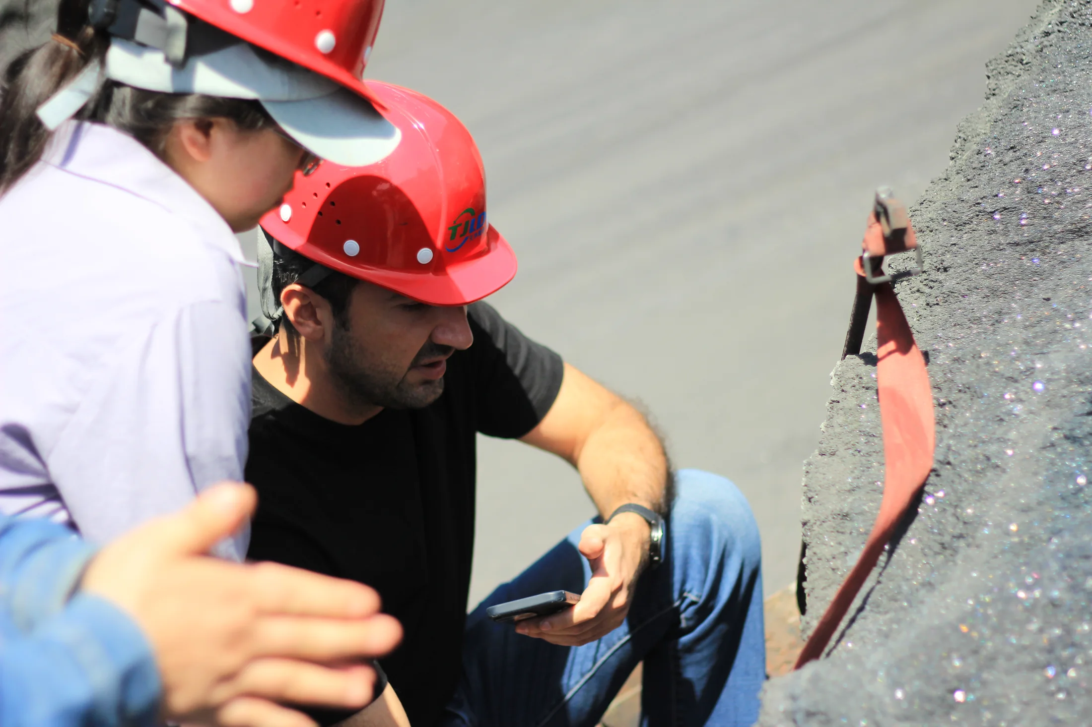 Product samples and technical meeting with Turkish partners