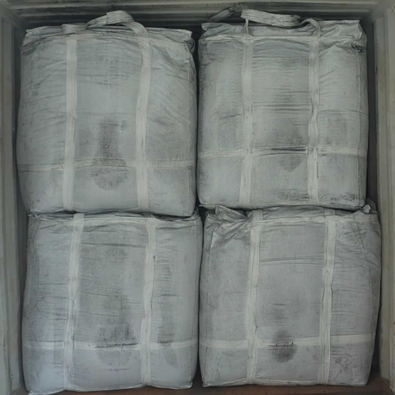 Container loading of carbon additive shipment