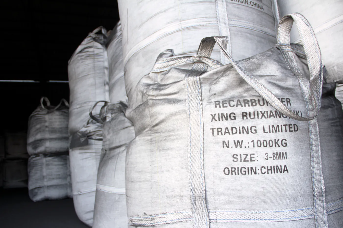 Carbon additive packaging operation at facility