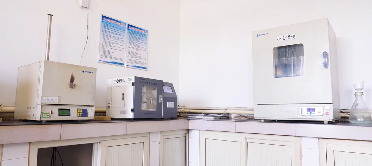 Quality testing laboratory at Panson Carbon